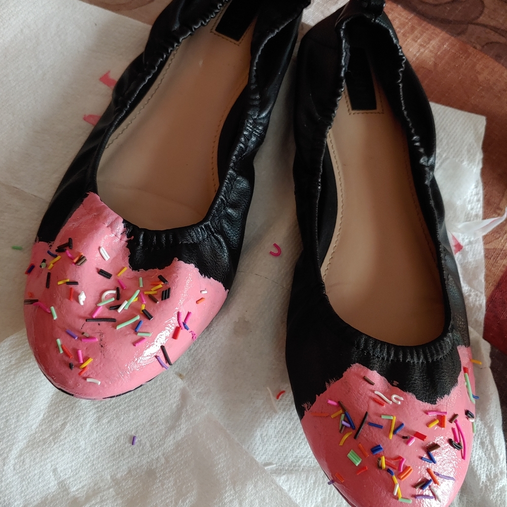 Strawberry ice cream flats